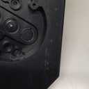 Siding Light Mounting Block, 8141DBL Black Outdoor Mounting Plate kit with Built-in Electrical Box, Vinyl Siding Block for 1/2 inch Double, 2 Pack