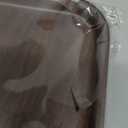 Winterworm Rustic Walnut Wooden Tray Solid Wood Serving Tray Square Rectangle Platter Tea Tray Coffee Table Tray (Square Small (6.3 x 6.3 inch))