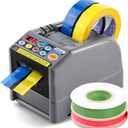 Automatic Tape Dispenser, Electric Ribbon Cutting Machine, Upgraded Silicone Wheel for 6-60mm Width Tape/Ribbon, Max. Cutting Length 999mm, 110V, Unsuitable for Elastic Ribbons