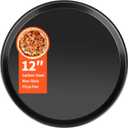 Pizza Pan for Oven, 12 Pizza Pan Compatible with Breville Smart Oven BOV800XL BOV845 BOV900, Non-Stick Pizzas Tray for Breville Toaster Ovens Accessories, Replacement for Breville Pizzas Pans