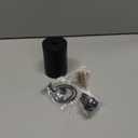 Baffled Oil Catch Can Kit Universal 2 Port Aluminum Oil Separator Reservoir Tank with Drain Valve