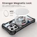 Sansunto Case for iPhone 15 Pro Max, Full Body Protection Ultra Impact [Compatible with Magsafe] Shockproof Slim Fit Protective Phone Case for Women & Men (Art Stone, for iPhone 15 Pro Max)