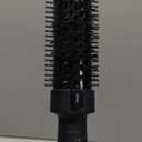 Thermal Brush 1.5 Inch, Heated Round Brush for Blowout Look, Negative Ion, 5 Temp Settings, Tourmaline Ceramic, Dual Voltage for Travel, Easy to Use, Less Damage, Makes Hair Shinier & Smoother (Black)