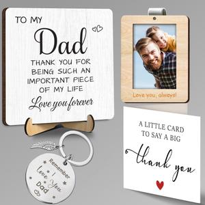 4 x Dad Gifts from Daughters Sons Birthday Gift Set for Dads, Stepdad, Father