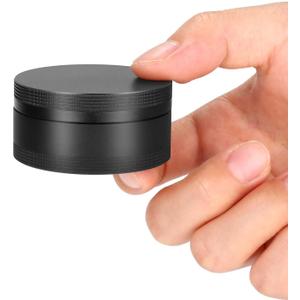 Portable Pill Case Pill Box Daily - Waterproof Single Metal Pill Organizer for Pocket Purse, Aluminium Alloy Round Daily Medicine Container to Hold Vitamins, Fish Oil Medium Size