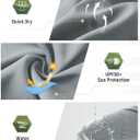 baleaf Women's Athletic Pants Quick Dry Joggers Water Resistant Lightweight Cycling Hiking Ankle Zipper Pockets UPF 50+ (Gray, XL)