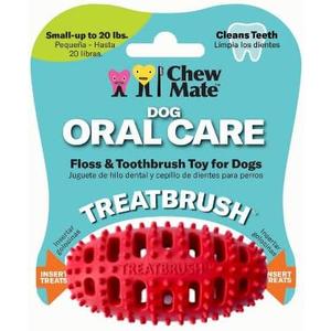 Football Oral Care Toy for Small Dogs and Puppies (Up to 20 Lbs)