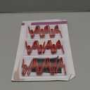 Mr. Pen- PVC-Coated Utility Clips, 2 Inch, 18 Pack, Red, PVC-Coated Steel Chip Bag Clips for Sealing Food, Paper Holder, Clothesline Clip for Laundry Hanging, Kitchen Bags, Clothes Pins