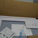 LED Bathroom Mirror, 32x24 Inch Bathroom Vanity Mirror Wall Mounted with 3000K-6000K Adjustable, Anti-Fog, Smart Touch Button, Stepless Dimmable Lighted Makeup Mirror, Horizontal/Vertical