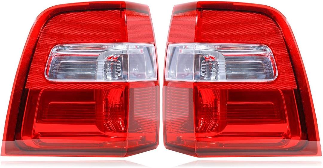 Tail Lights Assembly Compatible with 2007-2017 Ford Expedition, Rear Light Taillights Replacement # 7L1Z13405AA FO2800201 3301935LUS 7L1Z13404AA FO2801201 3301935RUS