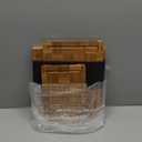 Bamboo Cutting Boards for Kitchen,Chopping Boards Set with Juice Groove,End Grain Bamboo Butcher Block,Serving Board with Holder(3 Pcs)