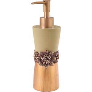 Avanti Braided Medallion Lotion Pump, Gold, 
5.5"L x 2.59"W x 8.38"H