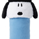 Kids Peanuts Snoopy Hooded Throw Blanket. The Hood is a "Snoopy Head". Fun!