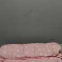 Moonsea Toddler Nap Mat Pink and Fleece Minky Blanket, Lightweight and Soft Perfect for Kids Preschool, Daycare, Travel Sleeping Bag for Girls, 21" x 50" Fit on a Standard Cot