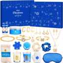Self Care Advent Calendar 2025 for Teen Girls Adult Women, 24 Day Gold Jewelry Advent Calendar and Relaxing Spa Gifts Christmas Countdown Gifts for Wife Girlfriends Daughter