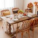 Romanstile Orange Pumpkin Fall Table Runner 13 x 36 Inch, Autumn Thanksgiving Harvest Farmhouse Style Table Decoration for Dining, Holiday, Party Decor