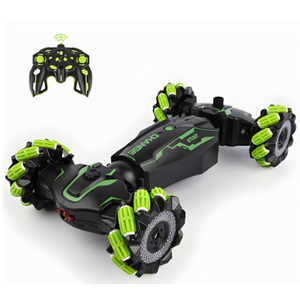 Gesture Sensing RC Stunt Car Hand Controlled, LED Lights, Music, 4WD, Double-Sided 360 Flips, Off-Road Twist Vehicle. Best Birthday Gift for Kids Ages 6-13, Boys' Toys.