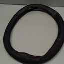 PINCTROT Steering Wheel Cover Great Grip with 3D Honeycomb Anti-Slip Design, Universal 14.5-15 Inch (Wine Red) (Medium(Standard) Size[14 1/2''-15''])