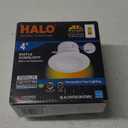 HALO RL Series 4 inch Recessed LED Retrofit Light Selectable CCT (2700K-5000K) and Selectable Lumens, Dim to Warm, Integrated LED Matte White, 600/900 Lumens