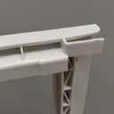 UPGRADED 240350903 Refrigerator Replacement Shelves Crisper Pan Cover Compatible with Frigidaire Bottom Shelf Frame Replacement Without Glass AP4428230 240350901
