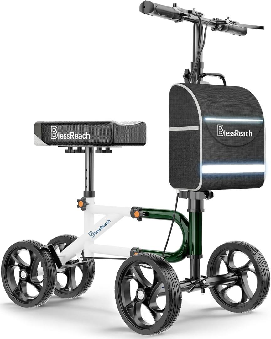 BlessReach Lightweight Knee Scooter for Adults for Foot Injuries,Knee Pad