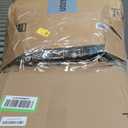 Romrol Dog Stairs Ramp for High Beds Couches, High Density Foam Pet Steps with Durable Non-Slip Waterproof Fabric Cover, Dog Stairs for Small Dogs or Cats or Pets, 3-Step,15 Inch,Light-Grey