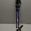 Telescopic Trekking Poles for Hiking, Anti-Shock Nordic Walking Sticks, From 26" to 51.2" (Black)