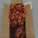 15 Pcs Babys Breath Artificial Flowers Gypsophila Bouquets Bulk Real Touch Fake Silk Flowers for Home DIY Floral Arrangement Table Centerpiece Fall Autumn Decoration (Fall Orange)