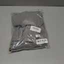 Mens Linen Pants Summer Casual Button Straight Beach Pants Baggy Elastic Waist Drawstring Yoga Trousers with Pockets (Gray, XL)