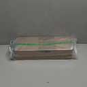 Kingrol 16 Pack Rectangular Plant Drip Trays, Clear Plant Saucers for Indoors, Thick Plastic Window Sill Plant Trays for Flower Pot Planter