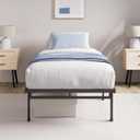 ZINUS Justin 14 Inch Easy to Assemble Mattress Foundation, Steel Support, No Box Spring Needed, Twin (Black)