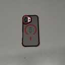 DEERLAMN Strong Magnetic Case for iPhone 17 6.3-Inch,[Compatible with Magsafe][Military Grade Drop Protection] Translucent Matte Shockproof Protective Phone Cover-Frosted Red