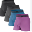 Pair of Thieves 4 Pack Mens Boxer Briefs - Soft, Stretchy, Moisture-Wicking Underwear for Men - All-Day Comfort and Support