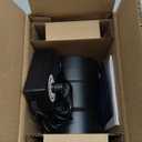 Hon&Guan 4 Inch Inline Booster Duct Fan with Speed Controller - 130 CFM Airflow with 6W Ultra-Low Power and Low Noise (Basic)