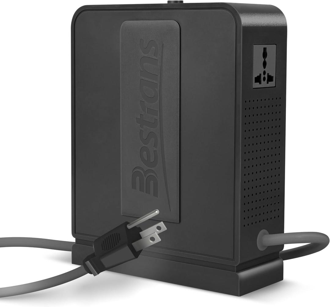 Step Up Transformer 110v to 220v, Heavy Duty 110v to 220v Converter 3000w Power Transformer, Step Up Voltage Converter with 2 Universal Outlets for 220V Asia Europe Appliance Use in US, Grey