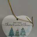 Promoted to Grandparents Ornament 2026- Pregnancy Announcement for Grandparents - 2 Layer Wooden Baby Pregnancy Announcement Ornament - Wooden Christmas Tree Hanging Decor for New Grandma Grandpa