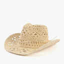 Straw Cowboy Hat Cowgirl Straw Hats Shapeable Wide Brim Staw Beach Sun Hat