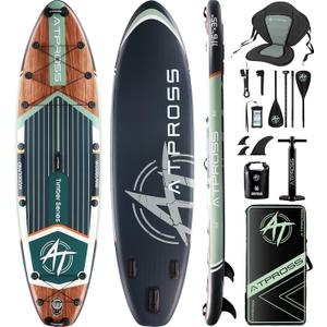 Inflatable Paddle Board, 450lbs Extra Wide Stand Up Paddleboard