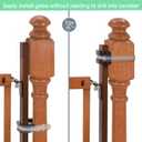 Summer Infant Banister to Banister Gate Mounting Kit - Fits Round or Square Banisters, Accommodates Most Hardware & Pressure Mount Baby Gates up to 37 Tall, Gate Sold Separately