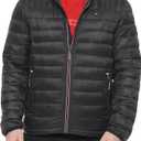 Tommy Hilfiger Men's Ultra Loft Packable Puffer Jacket, Black, XX-Large