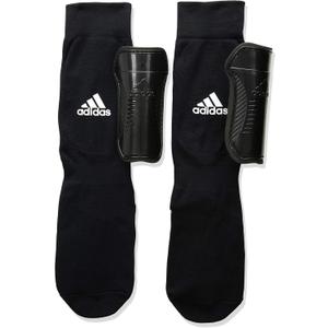 adidas Kids' Performance Sock Shin Guards (Large, Black/White)