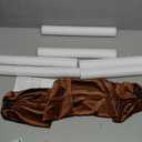 BKSAI Door Draft Stopper for Doors No Adhesive Draught Excluder Under Door Wind Blocker for Bottom of Door,Reduce Noise Draught Excluder Sweep Sound Proof (Brown 31-39IN / Distance Under The Door 1IN)
