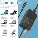 Surface Pro Charger 65W Laptop Charger, Compatible with Microsoft Surface Pro 9/8/7/6/5/4/3/X Surface Go 3/2/1 Surface Laptop 5/4/3/2/1 Surface Book 3/2/1