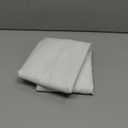 2 Pack Pillow Shams Standard Size 20x26 600 Thread Count 100% Organic Cotton Black Pillow Covers with 2 Inch Flange, Soft & Smooth Premium Hotel-Quality Pillowcases Set of 2, White