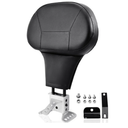 1997-2026 Adjustable Driver Rider Backrest compatible with Harley Davidson Touring Street Glide Road Glide Road King Ultra Limited Electra, Stitch Backrest Pad