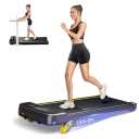 Walking Pad Treadmill, Under Desk Treadmill for Home, Portable Walking Pads with Incline Up to 8%, Compact Running Treadmills 300lbs Capacity, LED Display, Low Noise