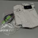 Grounding Sheets Flat Sheet with Grounding Connection Cord,King Size,10% Pure Silver Fiber&90% Organic Cotton for Enhanced Sleep & Wellness,Sleep Better with Our Grounding Sheets (60'' x 80'', White)