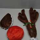 Christmas Reindeer Antlers for Cars with Light, Kiss Date Car Christmas Decorations with Rudolph Reindeer Red Nose Tail, Xmas Costume for Any Car Accessories Decorations (Multicolor)