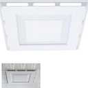 Ceiling Air Diverter 24"24",4-Way Ceiling Mounted Air Diverter for 2'x2' Ceiling Grid, No Tool Required Ceiling Air Vent Deflector to Redirect Airflow for Home Offices Residential & Commercial Spaces