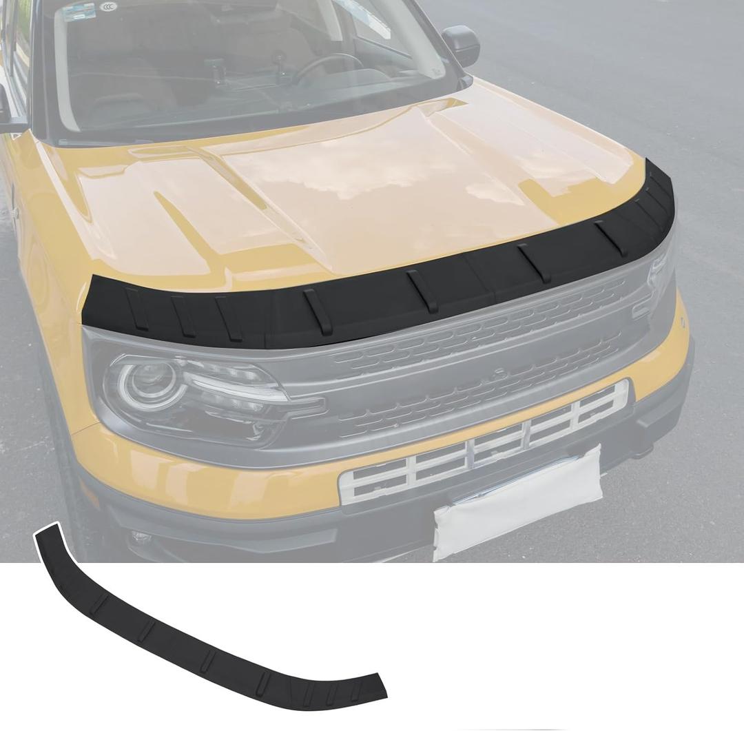 Hood Guards Compatible with 2021-2024 Bronco Sport Accessories Hood Protector Deflector Trim for 2024 Bronco Sport Accessories (Front)